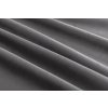 VELVET világosszürke sötétítő függöny 140x250 cm (2 db), rojtos szalaggal