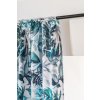 Designové závěsy CORTINA s tropickým vzorem - Přineste do svého domova kousek exotiky s těmito krásnými závěsy v modrozelených odstínech.