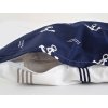 Krepové povlečení MARINE BLUE AND WHITE tmavě modré s klasickým námořním motivem