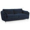 Elegantní 2 místná pohovka MOONTIZA tmavě modrá s komfortním posezením