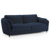 Pohodlná 3 místná pohovka MOONTIZA tmavě modrá