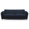 Moderní 3 místná pohovka MOONTIZA tmavě modrá