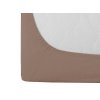 Elegantní Jersey prostěradlo EXCLUSIVE světle hnědé 200 x 220 cm