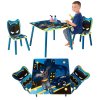 Dětský stůl se židlemi BATMAN 59x59 cm modrý – zábava a styl v jednom