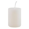 Klasická bílá sloupová svíčka WHITE 6 cm do každého interiéru