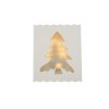LED karácsonyi lámpa keretben TREE 29,5 cm fehér