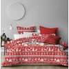 WINTER CHARM piros pamut ágyneműhuzat