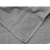 Stílusos AQUELLA törölköző sötétszürke színben, 50x90 cm, természetes pamutból