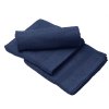 Kiváló minőségű ELEGANZA törölköző sötétkékben, 50x100 cm, 100% pamutból