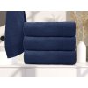 ELEGANZA sötétkék törölköző 50x100 cm, 100% pamut, elegáns bordúrával