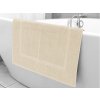 Měkká koupelnová předložka BASIC 45x65 cm krémová z kvalitní bavlny