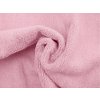 Elegantní růžová koupelnová předložka BASIC 45x65 cm, přírodní bavlna