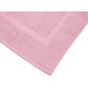 Komfortní koupelnová předložka BASIC 45x65 cm růžová z čisté bavlny