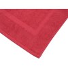 Krásná vínová koupelnová předložka BASIC 45x65 cm, 100% bavlna