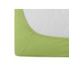 Stylové Jersey prostěradlo pistáciové 180 x 200 cm pro komfortní spánek