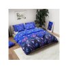 Elegantní povlečení VIOLET BUTTERFLY tmavě modré z 100% bavlny s motivem motýlů