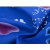 Hřejivé bavlněné povlečení VIOLET BUTTERFLY tmavě modré z 100% bavlny