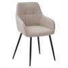 Béžové jídelní křeslo BENI s elegantním designem