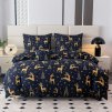 Sada povlečení z mikrovlákna GOLDEN DEER + Jersey prostěradlo EXCLUSIVE