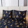 Povlečení GOLDEN DEER 2ks s prostěradlem Jersey 180x200, dvoulůžko