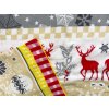 Zimní povlečení CHRISTMAS TIME z flanelu – barevné a hřejivé