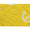 Svěží žluté povlečení KOTVA z krepové látky pro váš domov