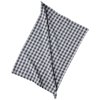 Kuchyňská utěrka GINGHAM 60x40 cm, šedá s kostkovaným vzorem