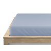 Napínací prostěradlo z mikrovlákna světle modré 180x200 cm na dvoulůžko