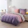 Povlečení z mikrovlákna VEROLA fialové s jemným ombré efektem