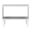 Konferenční stolek DULLUM v bílé barvě pro moderní domov