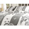 Pamut ágynemű TIRLAN szürke-fehér