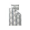 Stylové krepové povlečení TIRLAN v šedobílém provedení