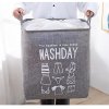 Moderní koš na prádlo WASHDAY s praktickou šňůrkou 50x40x50 cm