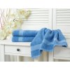 Dětský ručník ADRIA modrý 30x50 cm, 100% bavlna s elegantní bordurou