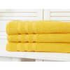 Törölköző LINEA 50x100 cm sárga, bordűrrel, 100% pamut