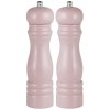 Stylová sada dřevěných mlýnků na sůl a pepř PINK v růžové barvě