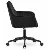 Pohodlné kancelářské křeslo ROXY černé s nastavitelnou výškou