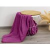 Bíbor mikropolar takaró VIOLET, 200x230 cm