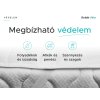Kényelmes matracvédő 90 x 200 cm steppelt és vízhatlan