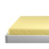 Jersey lepedő kiságyba EXCLUSIVE 60x120 cm világossárga