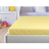 Jersey lepedő kiságyba EXCLUSIVE 60x120 cm világossárga