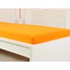 Jersey lepedő kiságyba EXCLUSIVE 70x140 cm narancssárga