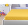 Jersey lepedő kiságyba EXCLUSIVE 70x140 cm sárga