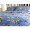 Dětské ložní povlečení STEAM DREAMS modré s fantasy zvířátky