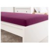 Jersey lepedő kiságyba EXCLUSIVE 70x140 cm bordó