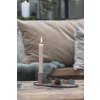 54668 1 svetle fialovy kovovy svicen candle holder