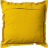 Stylový žlutý povlak na polštář BURTO LEMON 45x45 cm s jemnými třásněmi