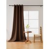 Kvalitní závěs OXFORD 140x270 cm – zatemňovací skořicově hnědý styl