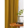 Tmavě hořčicový závěs OXFORD 140x270 cm – výrazný interiérový prvek