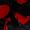 Hřejivá mikroplyšová deka RED HEARTS – perfektní dárek pro zamilované